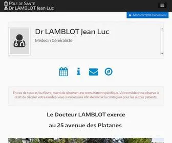 Docteur-Lamblot.fr(Dr LAMBLOT > Pôle de Santé de Saint) Screenshot