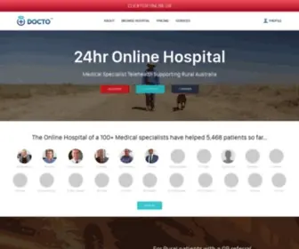 Docto.com.au(Docto Online Hospital) Screenshot