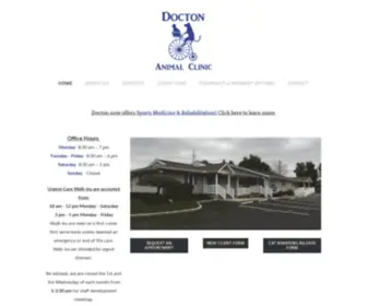 Doctonac.com(DOCTON ANIMAL CLINIC) Screenshot