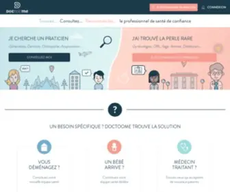 Doctoome.com(Trouvez un médecin spécialiste adapté à votre pathologie et prenez rendez) Screenshot