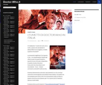 Doctor-Who.it(Il primo sito dedicato a Doctor Who in Italia) Screenshot