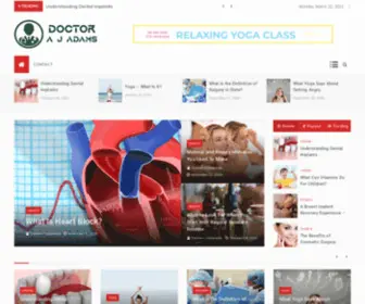 Doctorajadams.com(Doctor A J Adams) Screenshot