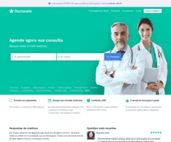 Doctoralia.com.pt(Marcar consulta com médico) Screenshot