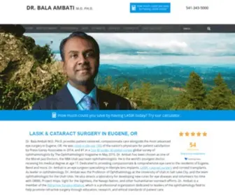 Doctorambati.com(LASIK Eugene) Screenshot