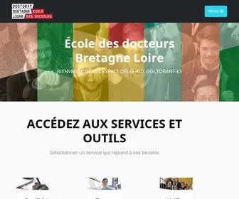 Doctorat-Bretagneloire.fr(École des docteurs) Screenshot