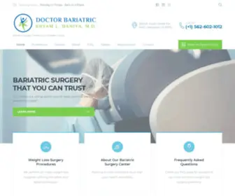 Doctorbariatric.com(MD Surgical Center) Screenshot