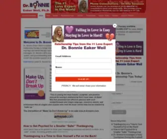 Doctorbonnie.com(Relationship Therapy and Relationship Advice for Couples and Singles by Dr) Screenshot