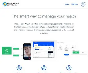 Doctorcareanywhere.com(Doctor Care Anywhere) Screenshot