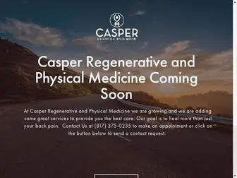 Doctorcasper.com(Casper Sports Chiropractic and Regenerative Medicine) Screenshot