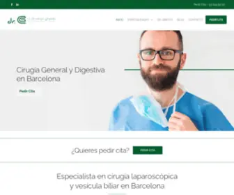 Doctorcesarginesta.com(Cirugía General y Digestiva en Barcelona) Screenshot