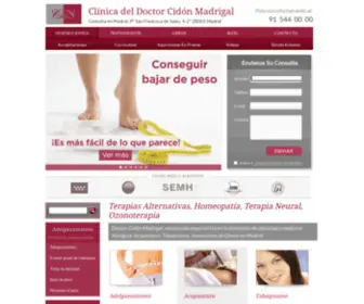 Doctorcidon.com(Ozonoterapia, terapia neural: Doctor Cidón, Medico en Madrid) Screenshot