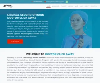 Doctorclickaway.com(Medical Second Opinion Services) Screenshot