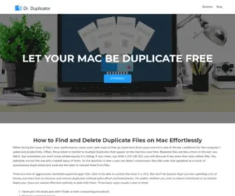 Doctorduplicator.com(Make Use of Duplicate File Cleaner for the Best of Your Mac) Screenshot