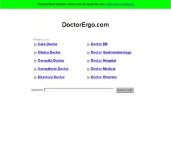 Doctorergo.com(Life) Screenshot