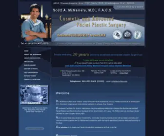 Doctorface.com(Washington DC Facial Plastic Cosmetic Surgery) Screenshot