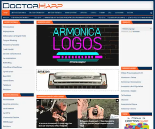 Doctorharp.it(Il sito dell'armonica a bocca) Screenshot