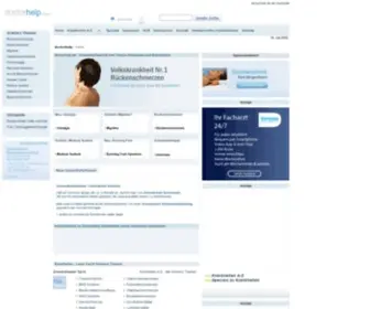 Doctorhelp.de(Internetportal zum Thema Medizin und Gesundheit) Screenshot