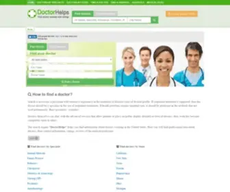 Doctorhelps.com(USA) Screenshot