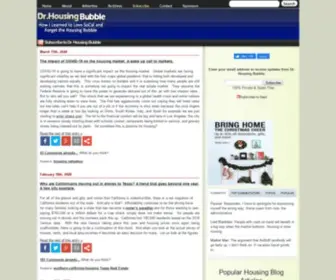Doctorhousingbubble.com(Housing Bubble Blog) Screenshot