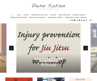 Doctorkickass.com(Evidence-based education relating to combat sports) Screenshot