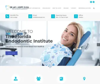 Doctorkopf.com(The Florida Endodontic Institute) Screenshot