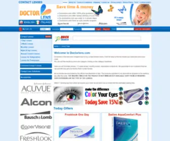 Doctorlens.com(Doctorlens contact lenses) Screenshot