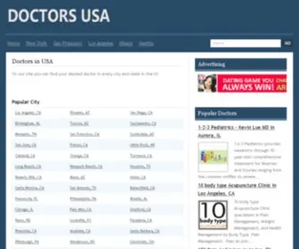 Doctorlistusa.com(Doctors USA) Screenshot