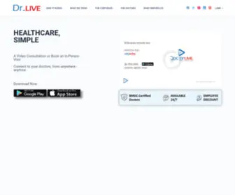 Doctorlive.app(Healthcare, Simple) Screenshot