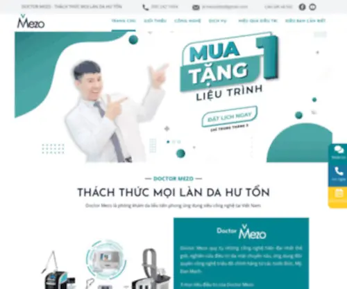 Doctormezo.com.vn(Phòng khám da liễu Doctor Mezo) Screenshot