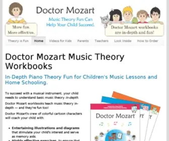 Doctormozart.com(In-Depth Piano Theory Fun for Home Schooling and Music Lessons) Screenshot