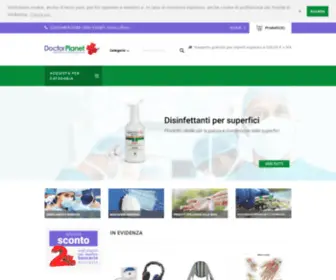 Doctorplanet.it(Vendita online di articoli elettromedicali e cura della persona) Screenshot