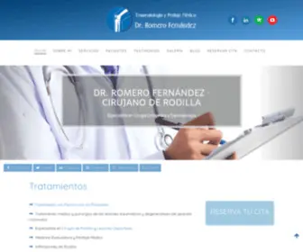 Doctorromerofernandez.com(Tratamiento de la patología) Screenshot