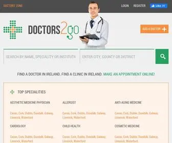 Doctors2GO.ie(Doctors in Ireland) Screenshot