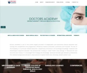 Doctorsacademy.org.uk(Doctors Academy) Screenshot