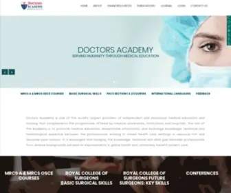 Doctorsacademy.org(Doctors Academy) Screenshot