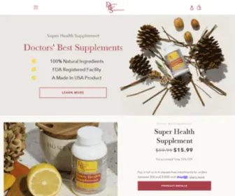 Doctorsbestsupplement.com(Doctors' Best Supplements) Screenshot