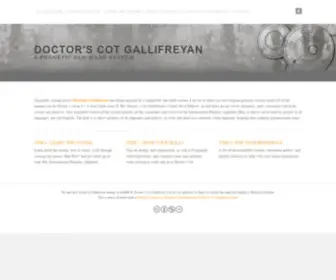 Doctorscotgallifreyan.com(Doctor's Cot Gallifreyan) Screenshot
