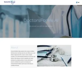 Doctorsforme.ai(DoctorsForMe) Screenshot