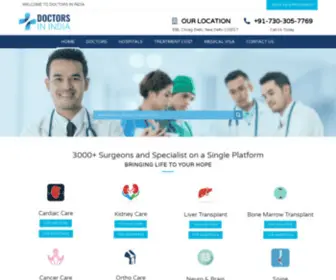 Doctorsinindia.in(Doctors In India) Screenshot