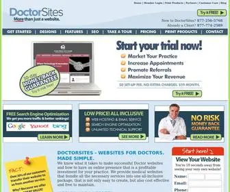 Doctorsites.com(DoctorSites Control Panel) Screenshot