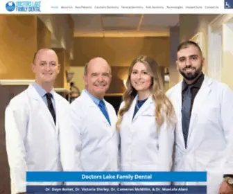 Doctorslakefamilydental.com(Dentist in Fleming Island) Screenshot