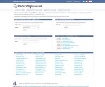 Doctorsmedical.co.uk(UK Doctor Search) Screenshot