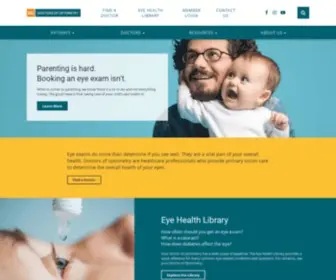 Doctorsofoptometry.ca(Parenting) Screenshot