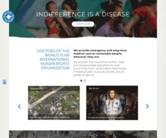 Doctorsoftheworld.org(Doctors of the World) Screenshot