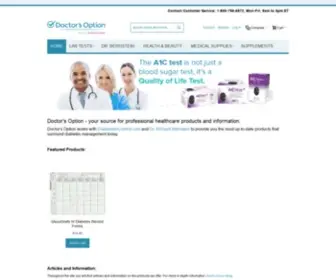Doctorsoption.com(Professional Healthcare Products & Information) Screenshot
