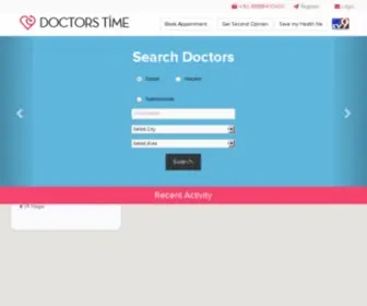 Doctorstime.com(Online doctors appointment hyderabad) Screenshot