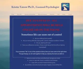 Doctortatrow.com(Licensed Psychologist) Screenshot