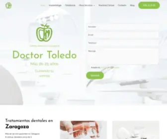 Doctortoledo.es(Clínica dental en Zaragoza) Screenshot