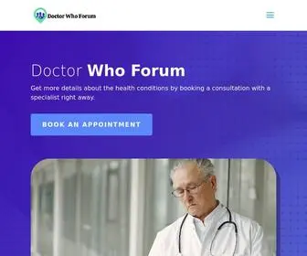 Doctorwhoforum.com(Doctor Who Forum) Screenshot