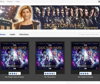 Doctorwhoreviews.net(Doctor Who Reviews) Screenshot